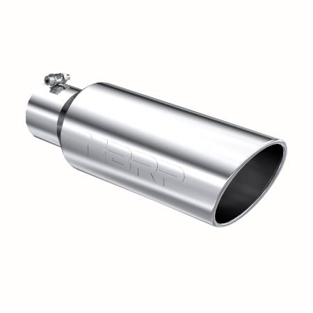 MBRP Exhaust - MBRP Universal Tip 6in OD Rolled End 4in Inlet 18in Length T304