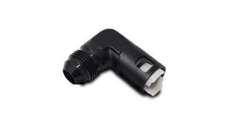 Vibrant Performance - Vibrant Performance 90 Degree Aluminum AN to Female Quick Connect -8AN - 0.375in Hose Size