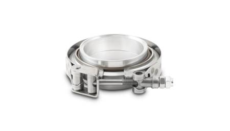 Vibrant Performance - Vibrant Performance AL V-B Flange Assembly 2.5in OD Tubing incl 2 AL V-b flanges 1 SS V-B Clamp 1 Viton O-Ring