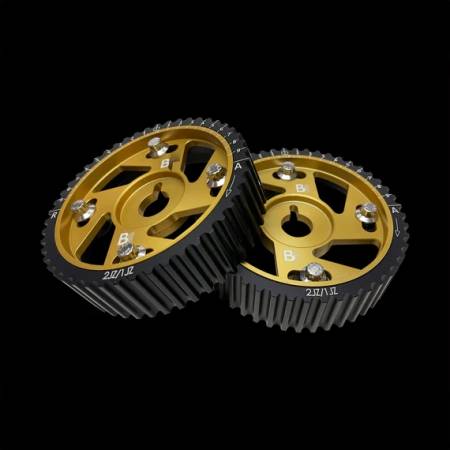 Brian Crower - Brian Crower Toyota 2JZGTE Adjustable Cam Gears *No Center Bolt* Pair