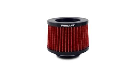 Vibrant Performance - Vibrant Performance The Classic Perf Air Filter 4.75in O.D. Cone x 3-1/2in Tall x 3in inlet I.D. Turbo Outlets