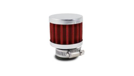Vibrant Performance - Vibrant Performance Crankcase Breather Filter w/Chrome Cap 2 1/8in 55mm Cone ODx2 5/8in 68mm Tallx1/2in 12mm ID