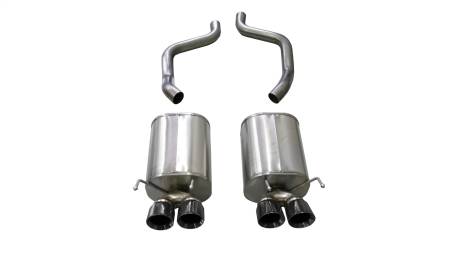 CORSA Performance - Corsa 2009-2013 Xtreme Axle-Back Exhaust w/Dual Black 3.5in Tips 09-13 Chevrolet Corvette C6 6.2L V8