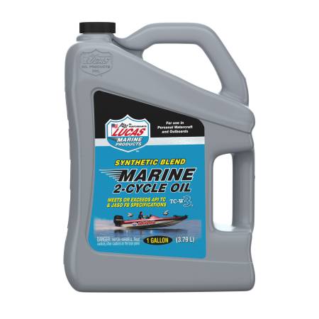 LUCAS OIL - Lucas 2 Stroke Oil - 2-Cycle Marine - Semi-Synthetic - 1 gal Jug - Each LUC10861