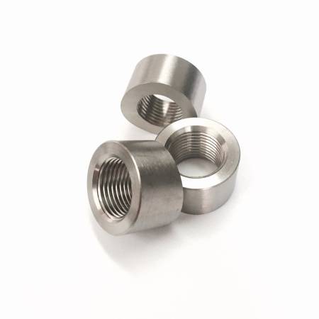 Ticon Industries - Ticon Industries 3/8" NPT Sensor Bung Titanium (1.5" - 5" Dia Tube)