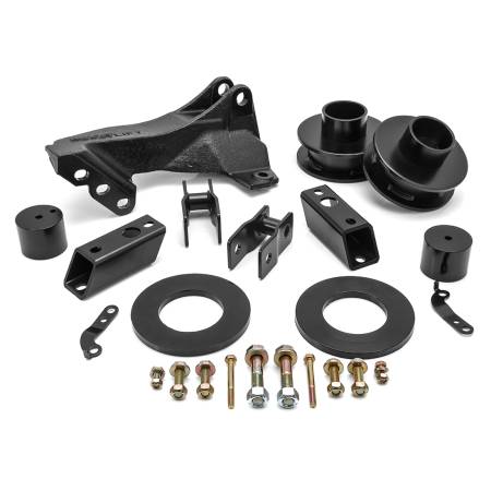 ReadyLIFT Suspension - ReadyLIFT 2011-18 FORD F250/F350/F450 2.5" Leveling Kit with Track Bar Relocation Bracket