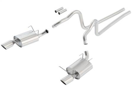 Borla - Borla 2011 Ford Mustang 3.7L 6cyl 6spd RWD SS S-Type Catback Exhaust