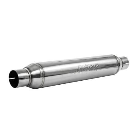 MBRP Exhaust - MBRP Universal Resonator 2.5in inlet/outlet 22in body 26in overall T304