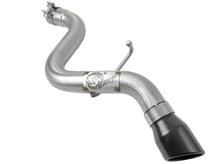 aFe Power (Advanced FLOW Engineering) - aFe MACH Force-Xp Axle-Back Exhaust System w/Black Tip 18-20 Jeep Wrangler L4-2.0T / V6-3.6L