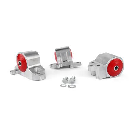 Innovative Mounts - Innovative 92-95 Civic B/D Series Silver Aluminum Mounts 75A Bushings (3 Bolt)