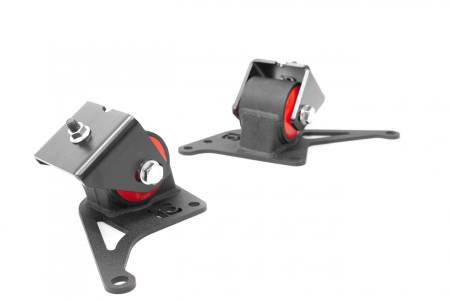Innovative Mounts - Innovative 01-05 Mazda Miata NB 1.8L Black Steel Replacement Mounts 75A Bushings (No Trans Mount)