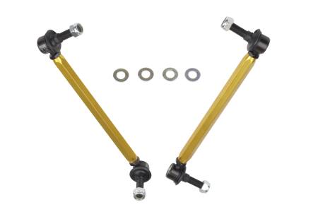 Whiteline - Whiteline 05+ Mustang Coupe 8cyl (Inc Shelby GT/ GT500) Front Swaybar Link Kit H/Duty Adj Steel Ball