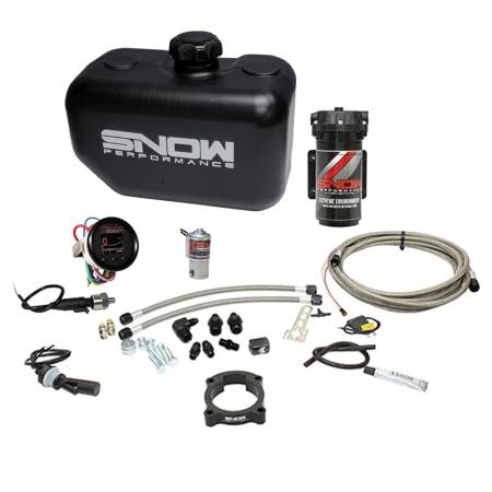 Snow Performance - Snow Performance 05-14 STI Stg 2 Boost Cooler Water Injection Kit w/SS Brd Line & 4AN Fittings