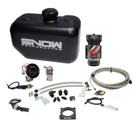 Snow Performance - Snow Performance 11-17 F-150 Stg 2 Boost Cooler Water Injection Kit w/SS Brd Line & 4AN Fittings