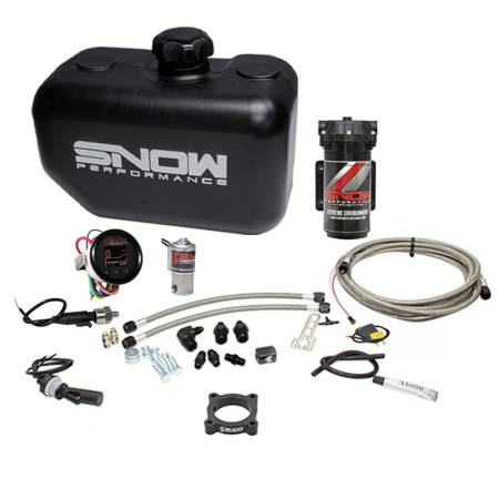 Snow Performance - Snow Performance Stg 2 Boost Cooler 13-18 Ford Focus ST Water Inj Kit (SS Braided Line/4AN Fittings)