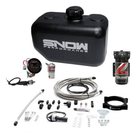 Snow Performance - Snow Performance 16-17 Camaro Stg 2 Boost Cooler F/I Water Injection Kit (SS Braided Line & 4AN)