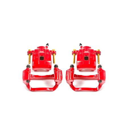 Power Stop - Power Stop 08-15 Toyota Sequoia Rear Red Calipers w/Brackets - Pair