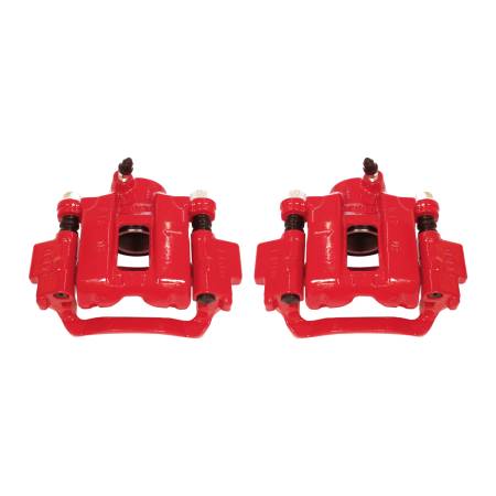 Power Stop - Power Stop 10-18 Lexus GX460 Rear Red Calipers w/Brackets - Pair