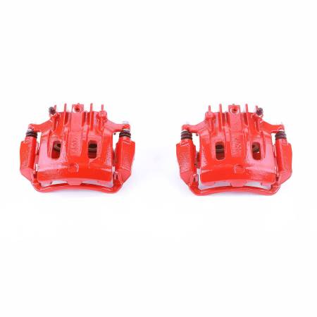 Power Stop - Power Stop 00-05 Ford Excursion Rear Red Calipers w/Brackets - Pair