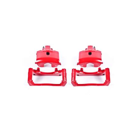 Power Stop - Power Stop 07-09 Chrysler Aspen Rear Red Calipers w/Brackets - Pair