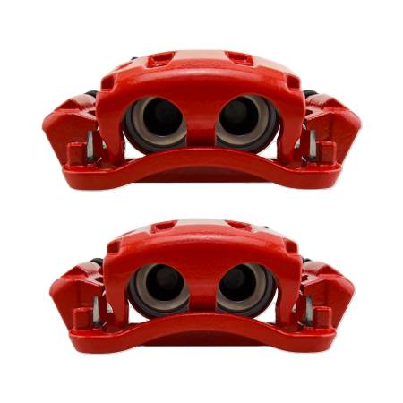 Power Stop - Power Stop 05-12 Ford F-250 Super Duty Front Red Calipers w/Brackets - Pair
