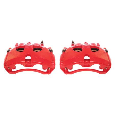 Power Stop - Power Stop 09-10 Dodge Ram 2500 Front Red Calipers w/Brackets - Pair