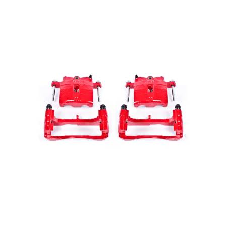 Power Stop - Power Stop 02-06 Cadillac Escalade Front or Rear Red Calipers w/Brackets - Pair