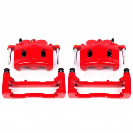 Power Stop - Power Stop 08-16 Cadillac Escalade Front Red Calipers w/Brackets - Pair