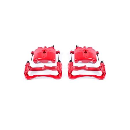 Power Stop - Power Stop 00-04 Cadillac DeVille Front Red Calipers w/Brackets - Pair
