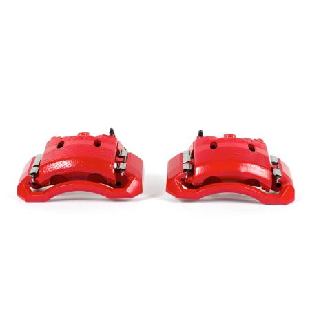 Power Stop - Power Stop 06-08 Dodge Ram 1500 Front Red Calipers w/Brackets - Pair