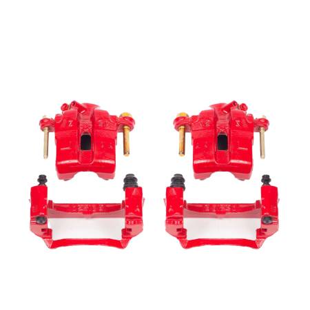 Power Stop - Power Stop 94-97 Mazda Miata Front Red Calipers w/Brackets - Pair