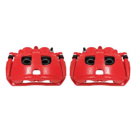 Power Stop - Power Stop 09-10 Dodge Ram 2500 Rear Red Calipers w/Brackets - Pair