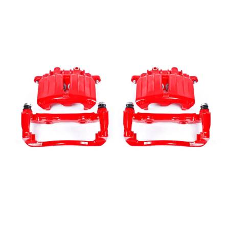 Power Stop - Power Stop 02-06 Cadillac Escalade Rear Red Calipers w/Brackets - Pair