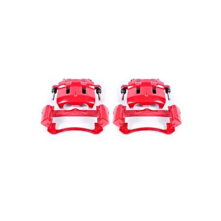 Power Stop - Power Stop 00-05 Ford Excursion Front Red Calipers w/Brackets - Pair