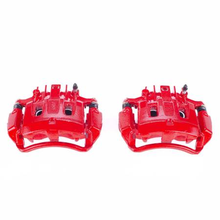 Power Stop - Power Stop 2000 Ford Excursion Rear Red Calipers w/Brackets - Pair
