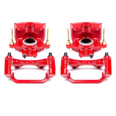 Power Stop - Power Stop 07-16 Cadillac Escalade Rear Red Calipers w/Brackets - Pair