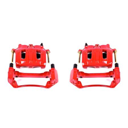 Power Stop - Power Stop 99-03 Ford F-150 Front Red Calipers w/Brackets - Pair