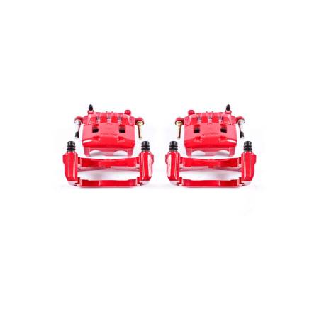 Power Stop - Power Stop 16-17 Subaru Crosstrek Front Red Calipers w/Brackets - Pair