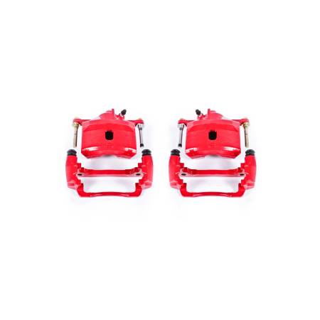 Power Stop - Power Stop 97-00 Acura EL Front Red Calipers w/Brackets - Pair
