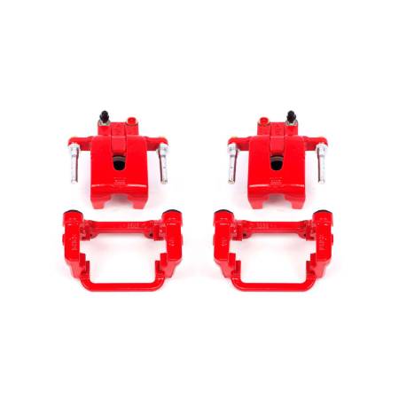 Power Stop - Power Stop 05-19 Chrysler 300 Rear Red Calipers w/Brackets - Pair