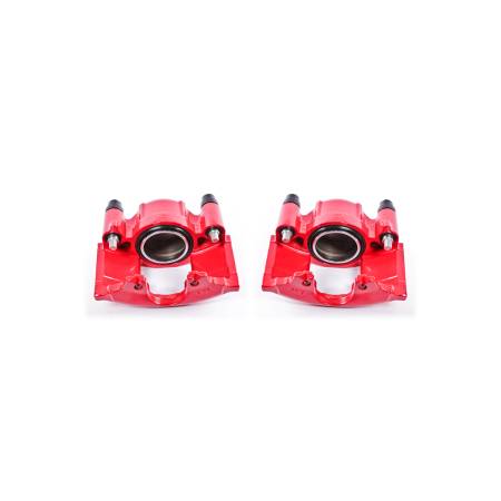 Power Stop - Power Stop 90-93 Cadillac Commercial Chassis Front Red Calipers w/o Brackets - Pair