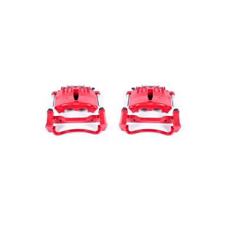 Power Stop - Power Stop 99-02 Ford Mustang Front Red Calipers w/Brackets - Pair