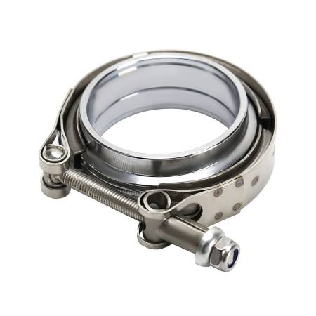 Spec'D Tuning Products - Spec-D Universal 3.0" Mild Steel V-Band Clamp Assembly