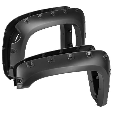 Spec'D Tuning Products - Spec-D 2007-2013 Chevrolet Silverado 1500 69.3" Bed Fleetside Smooth Polypropylene Fender Flares
