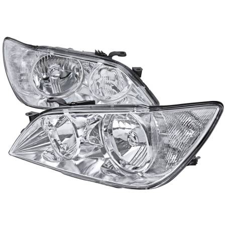 Spec'D Tuning Products - Spec-D 2001-2005 Lexus IS300 Factory Style Crystal Headlights (Chrome Housing/Clear Lens)