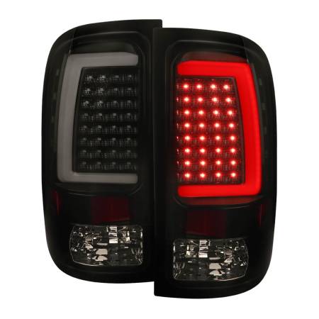 Spec'D Tuning Products - Spec-D 2007-2013 GMC Sierra 1500/ 2007-2014 Sierra 2500HD 3500HD LED Tail Lights (Glossy Black Housing/Smoke Lens)