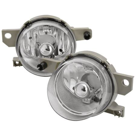 Spec'D Tuning Products - Spec-D 1993-1997 Honda Civic Del Sol Fog Lights (Chrome Housing/Clear Lens)