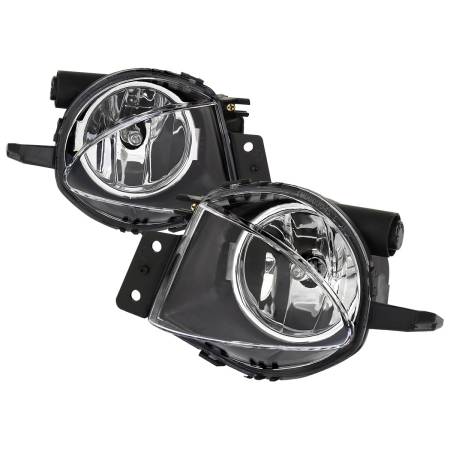 Spec'D Tuning Products - Spec-D 2006 BMW E90 3 Series 325i/330i / 2007-2008 3 Series 328i/335i Fog Lights (Chrome Housing/Clear Lens)