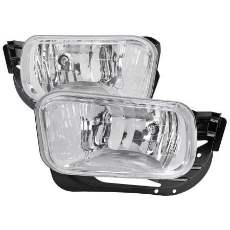 Spec'D Tuning Products - Spec-D 2009-2012 Dodge RAM 1500/ 2010-2018 RAM 2500/3500 H10 Fog Lights (Chrome Housing/Clear Lens)