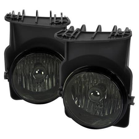 Spec'D Tuning Products - Spec-D 2003-2006 GMC Sierra / 2007 Sierra Classic H10 Fog Lights (Chrome Housing/Smoke Lens)
